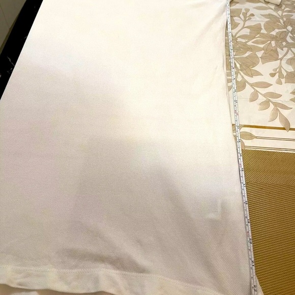 Nautica Mens Polo Shirt Size XXL Striped Logo Collared Rugby White Big And Tall - Picture 7 of 7